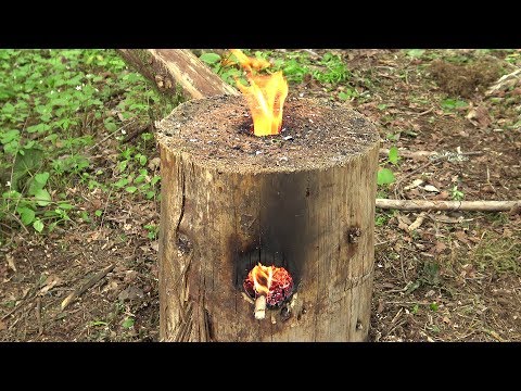 How To Make A Wooden Rocket Stove