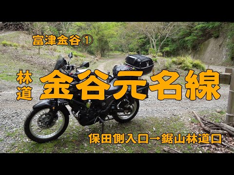 ［VERSYS-X］林道金谷元名線（保田側）